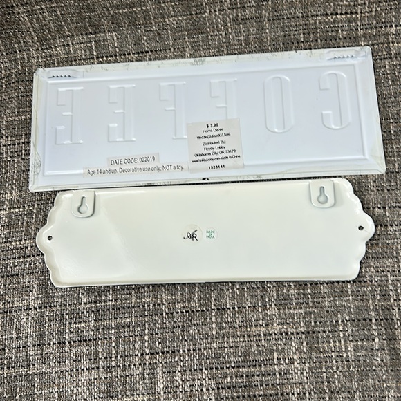 Decorative Coffee and Love Sign Set - Black and White - Picture 2 of 6